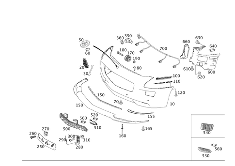 Front Bumper for 2013 Mercedes-Benz SLS AMG #0