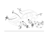 2038207402 - Electrical System: Speaker for Mercedes-Benz: C240, C320 Image