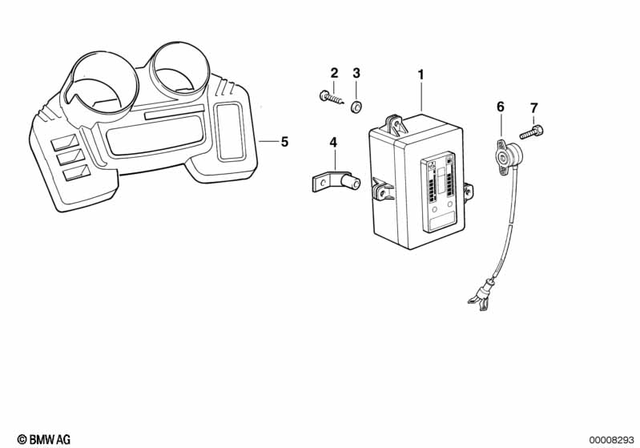 62212306529 - : Instrument Carrier /Information Display for BMW-Motorrad Image