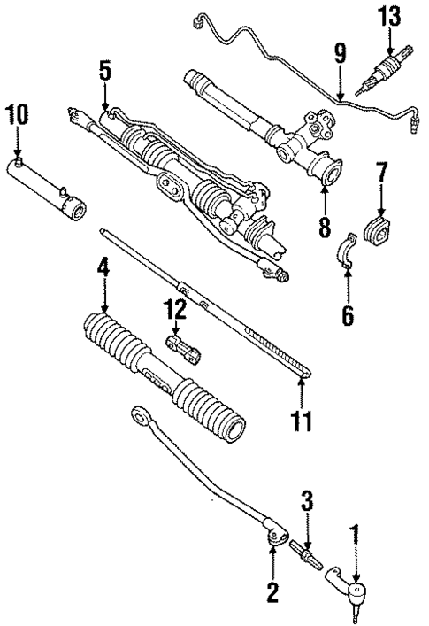 Steering Gear & Linkage for 1990 Pontiac LeMans #0