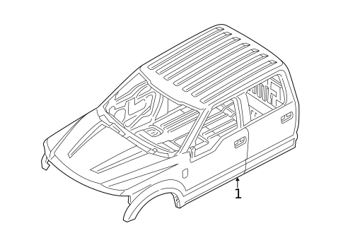 Cab Assembly for 2019 Ford F-350 Super Duty #0