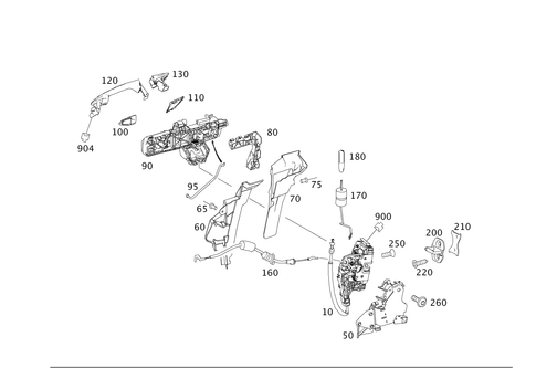 Locking System for 2013 Mercedes-Benz GLK350 #0