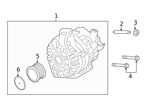 Alternator/Generator & Related Components for 2013 Ford Focus #0