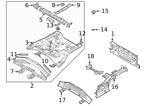 Rear Floor & Rails for 2025 Kia Soul #0