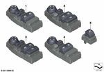 61319196678 - Vehicle Electrical System: Operating Unit, Switch Module, Door, Frt for BMW Image