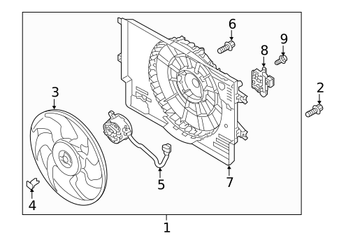 Cooling Fan for 2019 Hyundai Elantra #0
