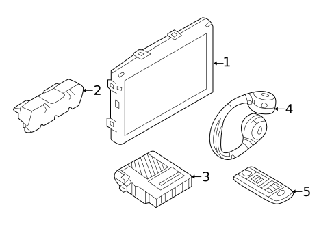 Entertainment System Components for 2019 Land Rover Range Rover Velar #0