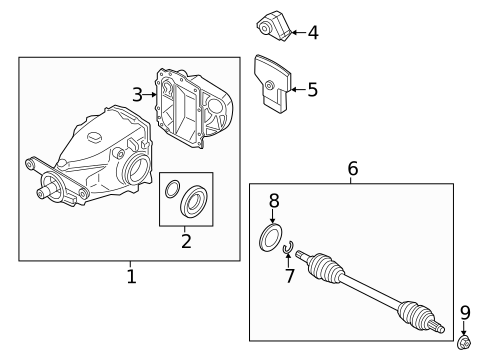 Axle & Differential for 2020 BMW M4 #0