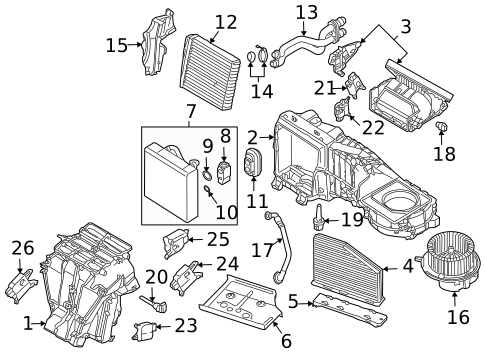 HVAC Case for 2011 Audi A3 Quattro #0