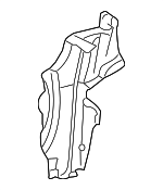 1K1819349F - HVAC: Side Cover for Audi: A3, A3 Quattro, Q3, Q3 Quattro, TT, TT Quattro, TT RS Quattro, TTS Quattro Image