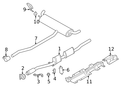 Exhaust Components for 2014 Mini Cooper Countryman #0