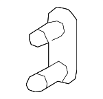 18309804368 - Exhaust: Muffler &amp; Pipe Holder for Mini: Cooper Countryman, Cooper Paceman Image