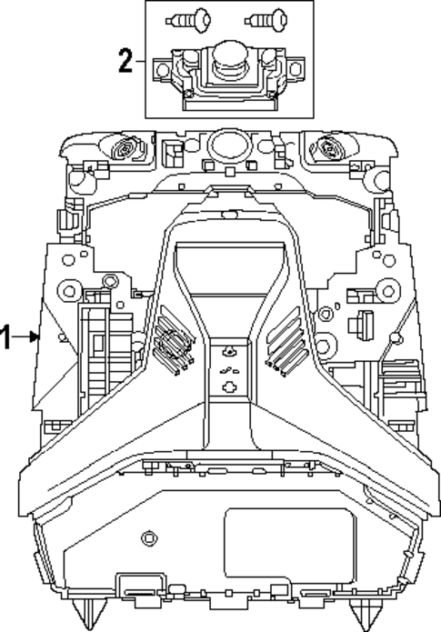Overhead Console for 2024 BMW X1 #0