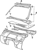 41131954673 - Body: Dash Panel for BMW Image