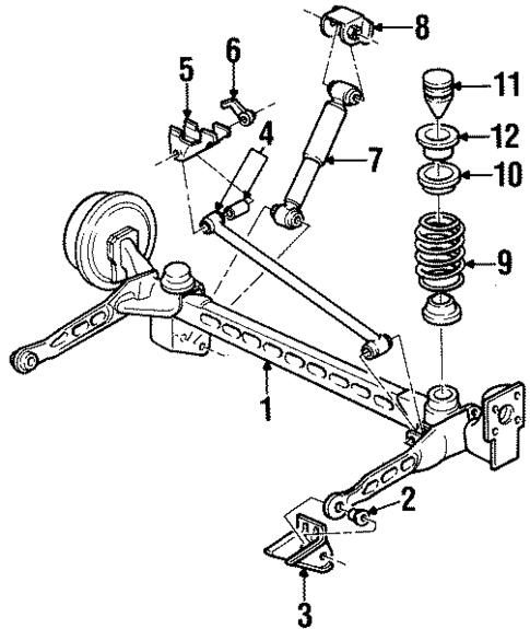 Rear Suspension for 1998 Oldsmobile Silhouette #0