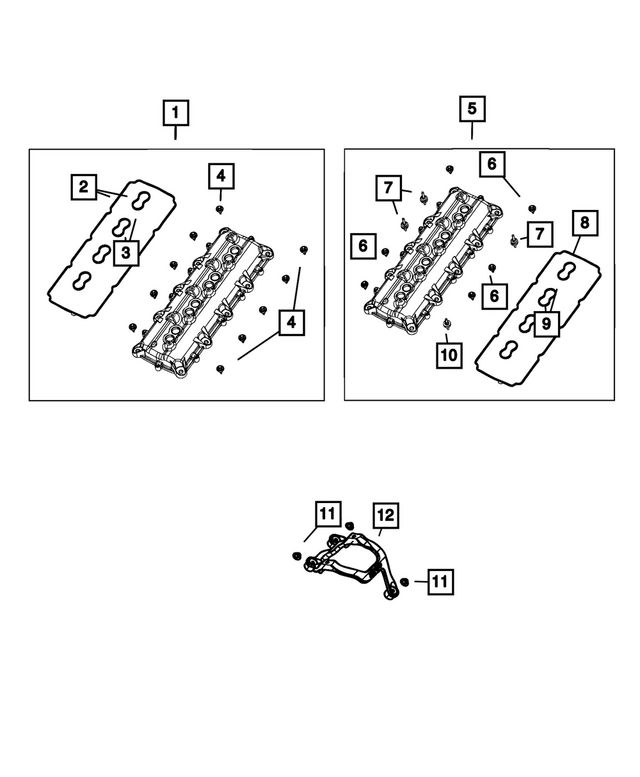 6512257AA - Engine: Double Ended Stud, Mounting, Left Side for Mopar Image image