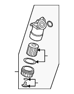 22115403R - Engine: Oil Filter Housing for Audi: A3 Quattro, TT Quattro Image