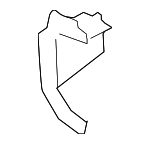 51689AG01A9P - Body: Gusset for Subaru: Legacy, Outback Image