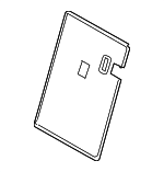 95B885753OF2 - Body: Seat Back Panel for Porsche: Macan Image