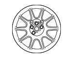 LR033229 - Suspension: Spare Wheel for Land-Rover Image