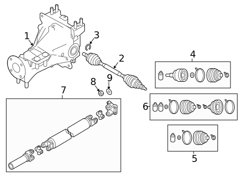 Axle & Differential for 2024 Mazda MX-5 Miata #0