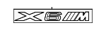 51148057983 - Body: Nameplate for BMW: X6 Image