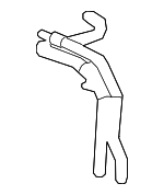 4KE121036E - Cooling System: Hose &amp; Tube Assembly for Audi: e-tron Quattro, e-tron S, e-tron S Sportback, e-tron Sportback, Q8 e-tron, Q8 e-tron Sportback, SQ8 e-tron, SQ8 e-tron Sportback Image