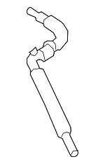 4KE819928N - Cooling System: Water Feed Tube for Audi: e-tron Quattro, e-tron S, e-tron S Sportback, e-tron Sportback, Q8 e-tron, Q8 e-tron Sportback, SQ8 e-tron, SQ8 e-tron Sportback Image