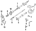 4895865Y01 - : Hole Cover Bracket for Nissan Image