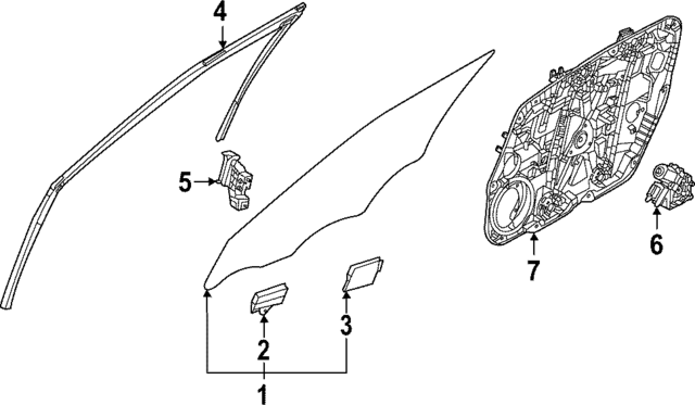 82460XG000 - : Window Motor for Kia Image