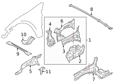Inner Components for 2012 Land Rover Range Rover Evoque #0