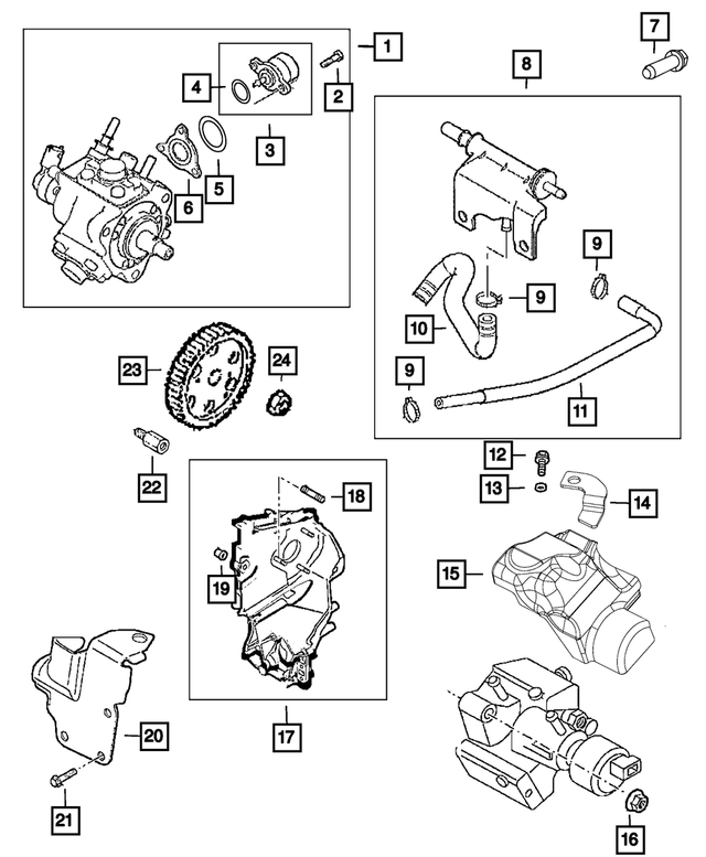 6106040AA - Body Sheet Metal Except Doors: Stud for Mopar Image