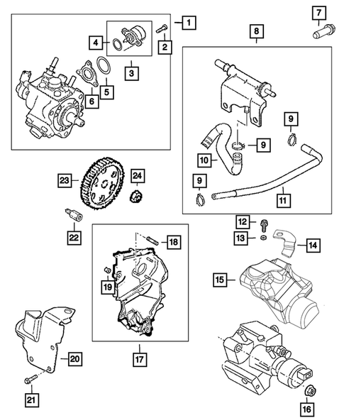 Fuel Pump and Sending Unit for 2016 Jeep Cherokee #2