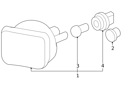 Bulbs - Chassis for 2007 Buick Terraza #2