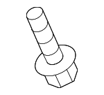 1229406251 - Body: Holder Screw for Genesis: Electrified GV70, GV60, GV70, GV80, GV80 Coupe | Hyundai: Accent, Elantra GT, Genesis Coupe, Palisade, Santa Fe, Santa Fe Sport, Tucson, Veloster, Veloster N Image