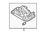 92850C7010TTX - Body: Dome Lamp Assembly for Hyundai: Accent Image