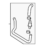 1K0121086AQ - : Hose Assembly for Audi: TT Quattro Image