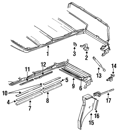 Frame & Components for 1986 Volkswagen Cabriolet #0