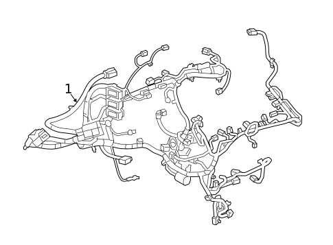 Wiring Harness for 2018 Cadillac XT5 #0
