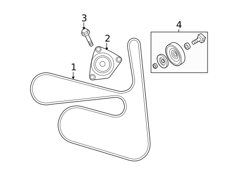 Belts & Pulleys for 2011 Nissan Sentra #0