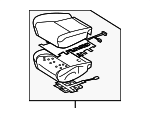 7100253580B5 - : Cushion Assembly for Lexus: IS250, IS350 Image