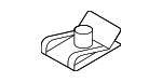 99950785601 - Body: Lower Support Nut for Porsche Image