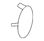 982807442G2X - Body: Tow Eye Cap for Porsche Image