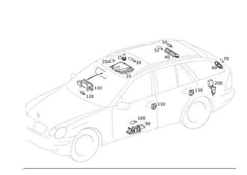 Interior Lamps for 2003 Mercedes-Benz C320 #0