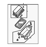 165000W000 - : Air Cleaner Assembly for Nissan Image