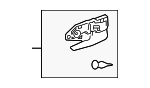 6920533140C0 - Body: Handle, Inside for Toyota: Camry, Crown, Land Cruiser, Prius, Prius Prime, RAV4, RAV4 Prime, Venza Image