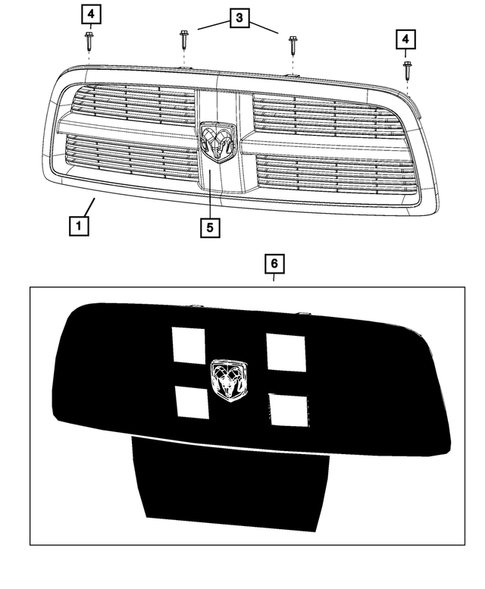 Grilles for 2010 Dodge Ram 3500 #1