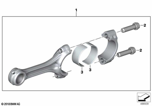 Connecting Rod with Bearing for 2024 BMW-Motorrad C 400 GT #0