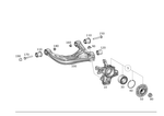 1663501006 - Rear Axle: Transverse Control Arm for Mercedes-Benz Image