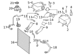 2792000185 - Cooling System: Reservoir Tank for Mercedes-Benz Image